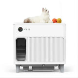 Modern Large Capacity Automatic Self-Cleaning Cat Box Odor-Free Plastic Kitty Tray Smart Easy Clean for Multi-Cats Family