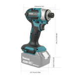 Makita 18V Cordless Impact Driver DTD173 Brushless 180Nm 3600rpm T-Mode for Wood Bolt Drilling Fastening Work