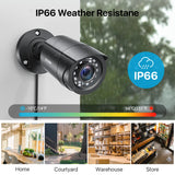 ZOSI 3K Lite Security Camera System AI Human Vehicle Detection 8CH HD TVI Video DVR Recorder 2MP 1080P CCTV Surveillance Camera