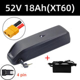 Hailong Downtube Lithium Battery 36/48/52V, 12-30Ah Capacity for Bafang BBS02 BBS03 BBSHD E-Bike Motors