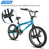 Hiland 20 Inch Kids BMX Bike for Boys Girls Ages 5-12, 360 Degree Rotor Freestyle, 4 Pegs Single Speed Kid’s BMX Bicycle
