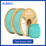 ELEGOO Multiple-Color Matte PLA Filament 1.75mm 2KG/4KG/5KG/10KG For EU US