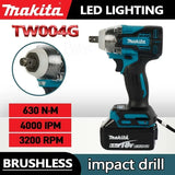 Makita TW004G 18V Brushless Cordless Electric High Torque Impact Wrench for Auto Repair