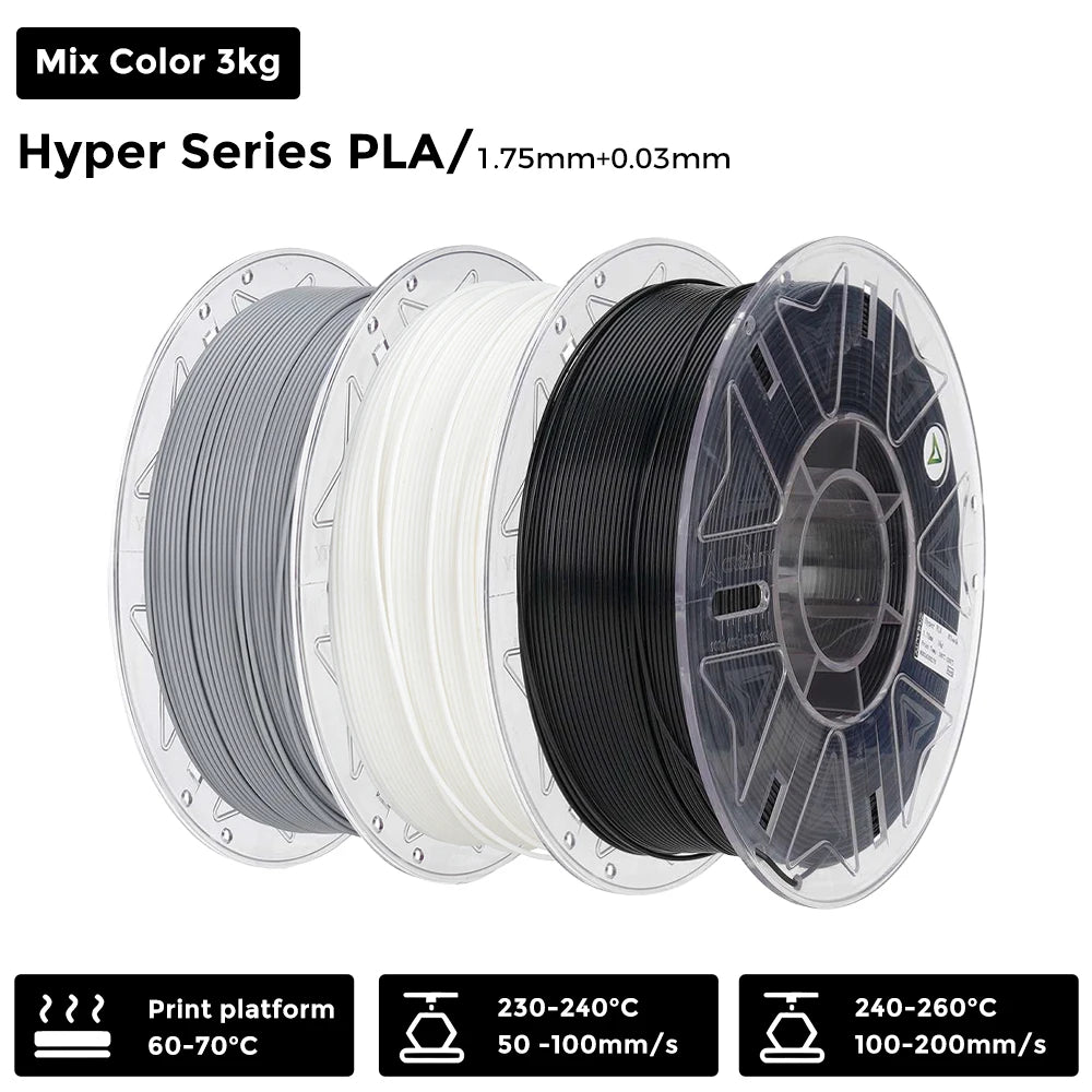 Creality Hyper PLA RFID Filament 1.75mm 1KG High-speed Printing Comes with A Built-in Chip To Recognize Colors for K2 Plus Combo
