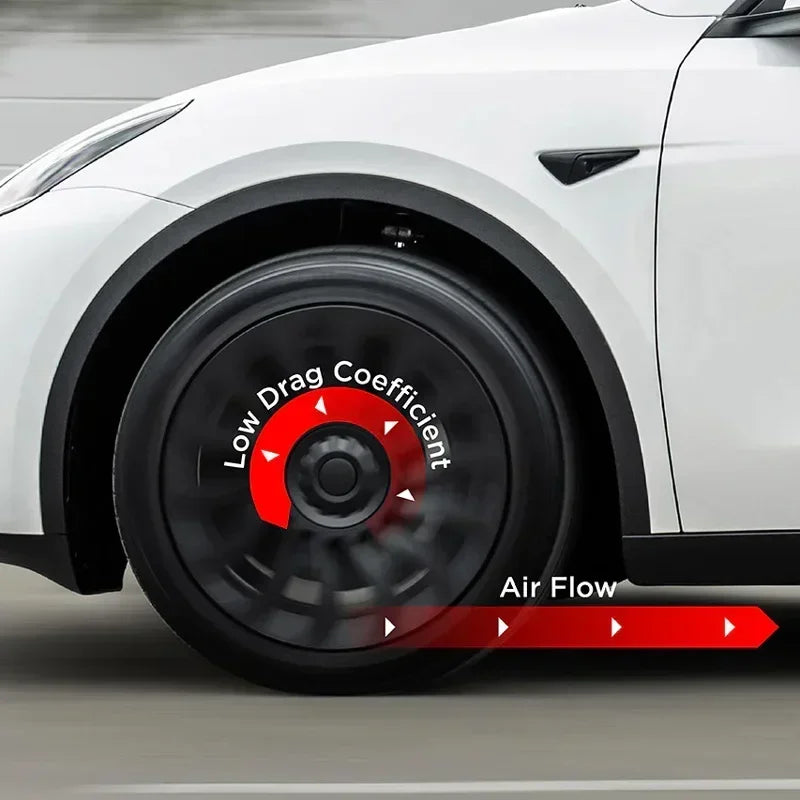 4PCS/1PCS Wheel Caps Performance Automobile Replacemen Hub cap Full Rim Cover Accessories for Tesla Model Y 19 Inch Hubcap 2024