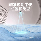 AI voice intercom video surveillance one-click shit shoveling cleaning and deodorizing automatic cat litter box
