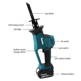 Makita Cutting Saw Portable Saw Power Tool DJR189 18V Cordless Electric Reciprocating Saw Brushless Rechargeable Wood Metal