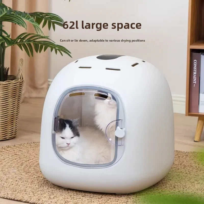 automatic pet drying box, special dryer for cat and dog pet store, silent small household bath