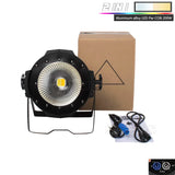 SHEHDS 200W Warm White Cool White 2in1 Par COB Light With Barn Door For Di Disco Party Wedding Restaurant Theater Stage Lighting