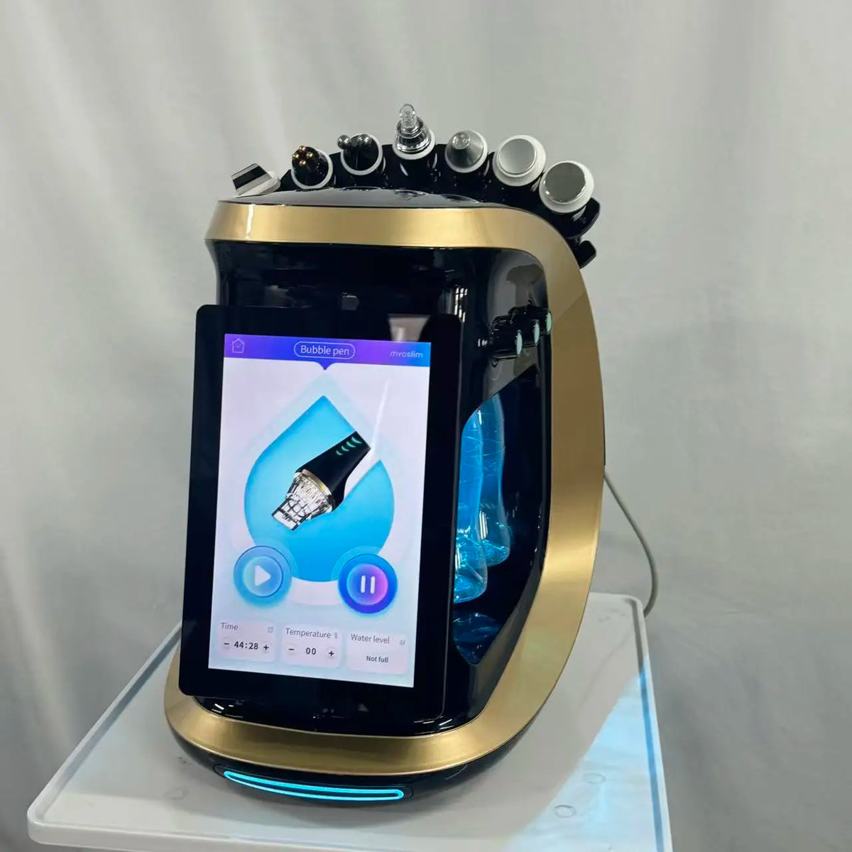 NEW 7 In 1 Hydra Dermabrasion Machine Oxygen Ice Blue Smart Jet Aqua Peeling Small Bubble Microdermabrasion Skin Care New Beauty