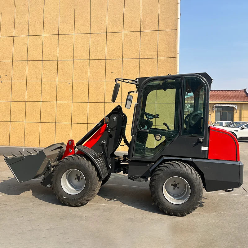 Customized cost-effective sliding loader for earthwork handling, mini loader for snow cleaning, telescopic arm loader for sale