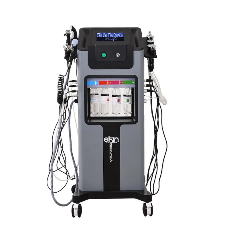 The New 10 In 1 Aqua Peeling Lift Skin Bubble Moisturizer Oxygen Machine Skin Care Cleansing Facial  Equipment