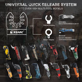 EZARC 12PCS Tanium Oscillating Saw Blades Set, Standard Length & Extra-Long Multitool Blades for Metal, Wood Nails, Plastic