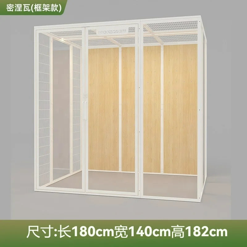 Wholesale Supplier OEM Multi Level Cat Condo Tower for Apartments Space Saving Wooden Pet Furniture Climbing Tree