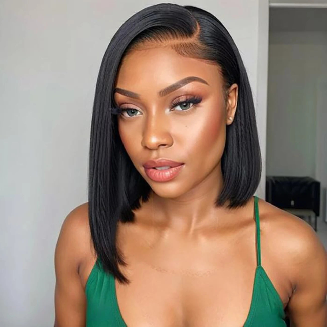 Burgundy Bob Wig Human Hair 13x4 Frontal Lace Straight 99J Short Human Hair Wigs Red Wig Front Human Hair Wig Colored Human Hair