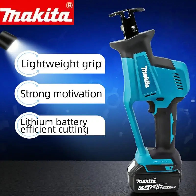Makita DJR189 Cordless18V Lithium Battery Rechargeable Multifunction Saw Metal Cutting Saw Portable Saw Wood Cutting Tools