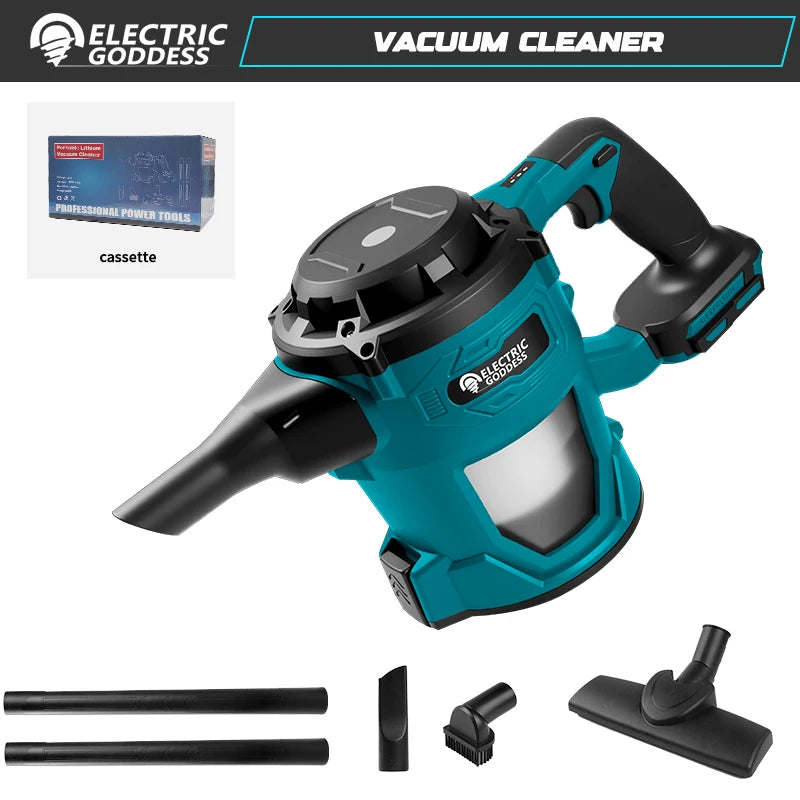16000PA Big Suction Brushless Electric Vacuum Cleaner Dry/Wet Dust Collector Floor Carpet For Makita 18V Battery Pin ﻿