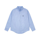 2026 New Men's Long Sleeve Casual Shirt Double Chest Pocket Button Up Soft Loose Linen Comfy Daily Work Street Outdoor Wear Tops