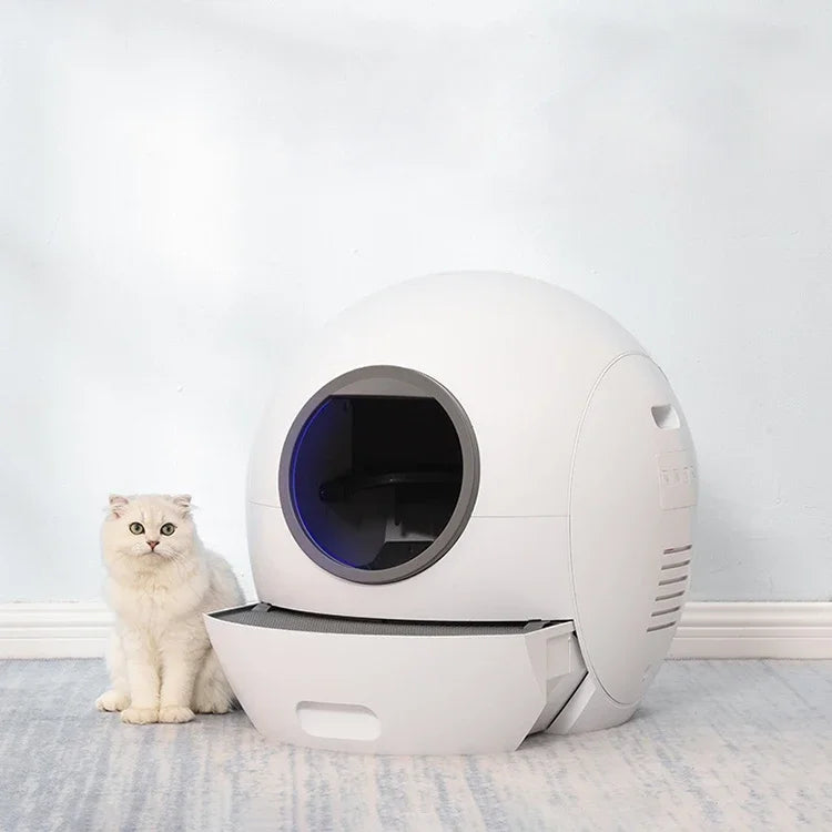 Factory Directly Supply Portable Fully Automatic Cat Toilet Cat Box Self Cleaning
