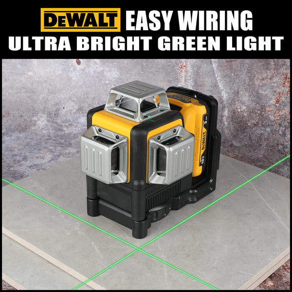 2026 Dewalt DW089LG 12V Green Laser Level, 12 Line 3-Sided 360° Vertical