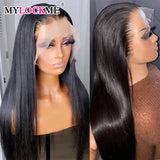 13x6 Bone Straight Human Hair Lace Frontal Wig 5x5 6x4 Easy-Go Lace Wigs For Women Pre Plucked 13x4 Lace Front Wig 100%Humanhair