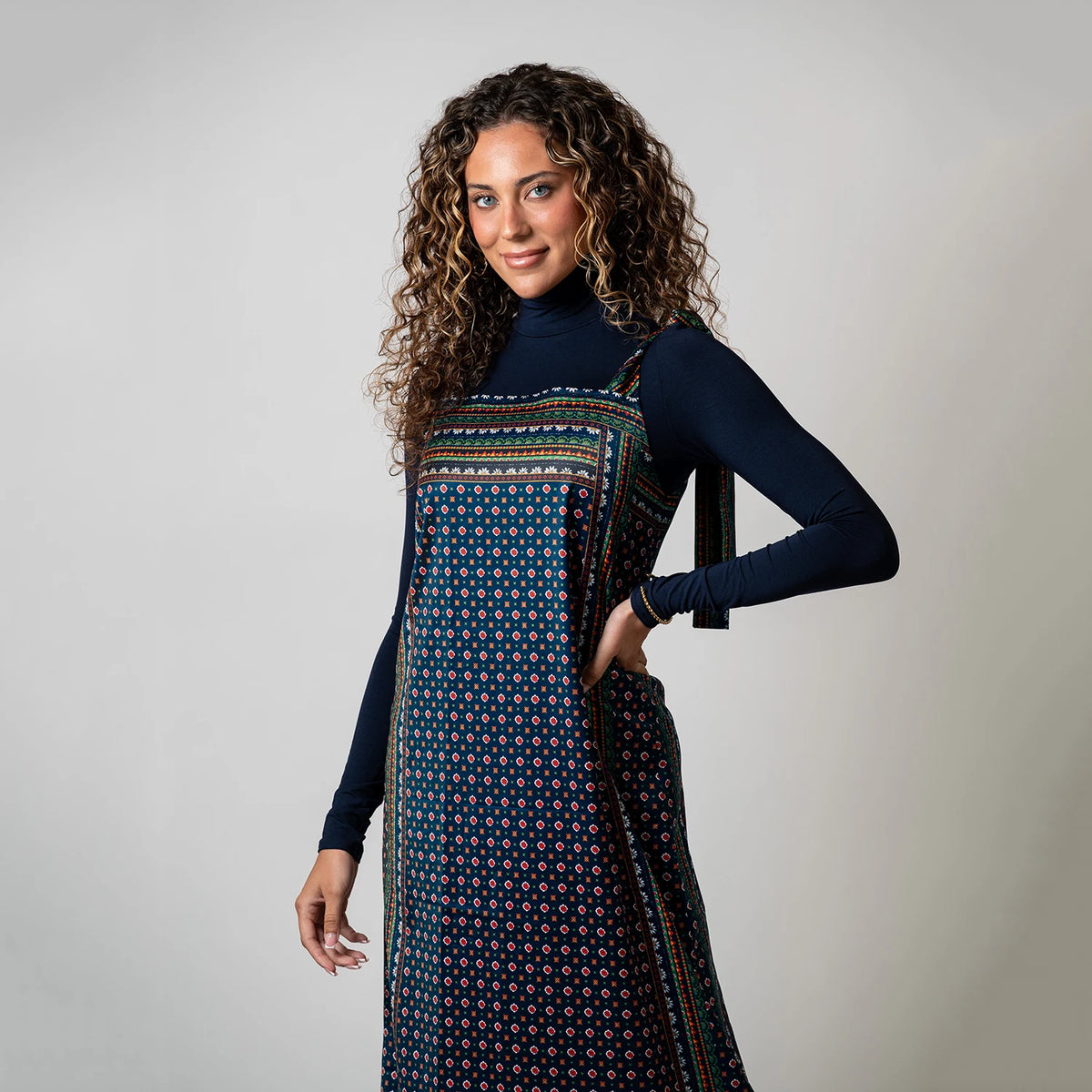 AP AW26 Women Bow Slip Dress Holiday Style