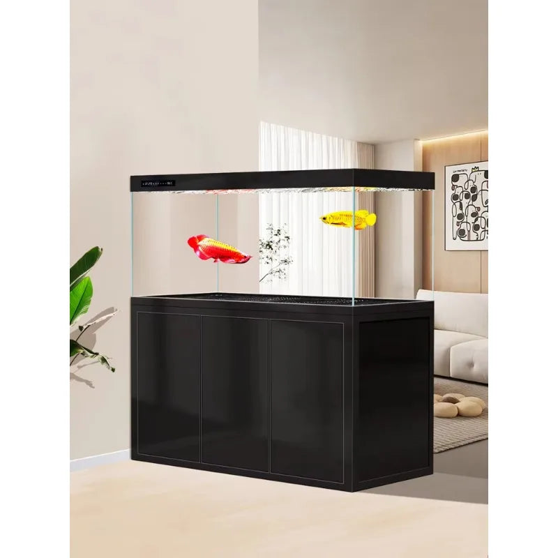 All-in-One AquariumTubeless Bottom-filter Rectangular Aquarium Living Room 2026 New Model Large  Ultra-clear Glass Arow