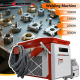 4-in-1 Laser Welder Portable Handheld Fiber Laser Welding Machine for Metal Iron Stainless Steel Aluminum Copper Brass