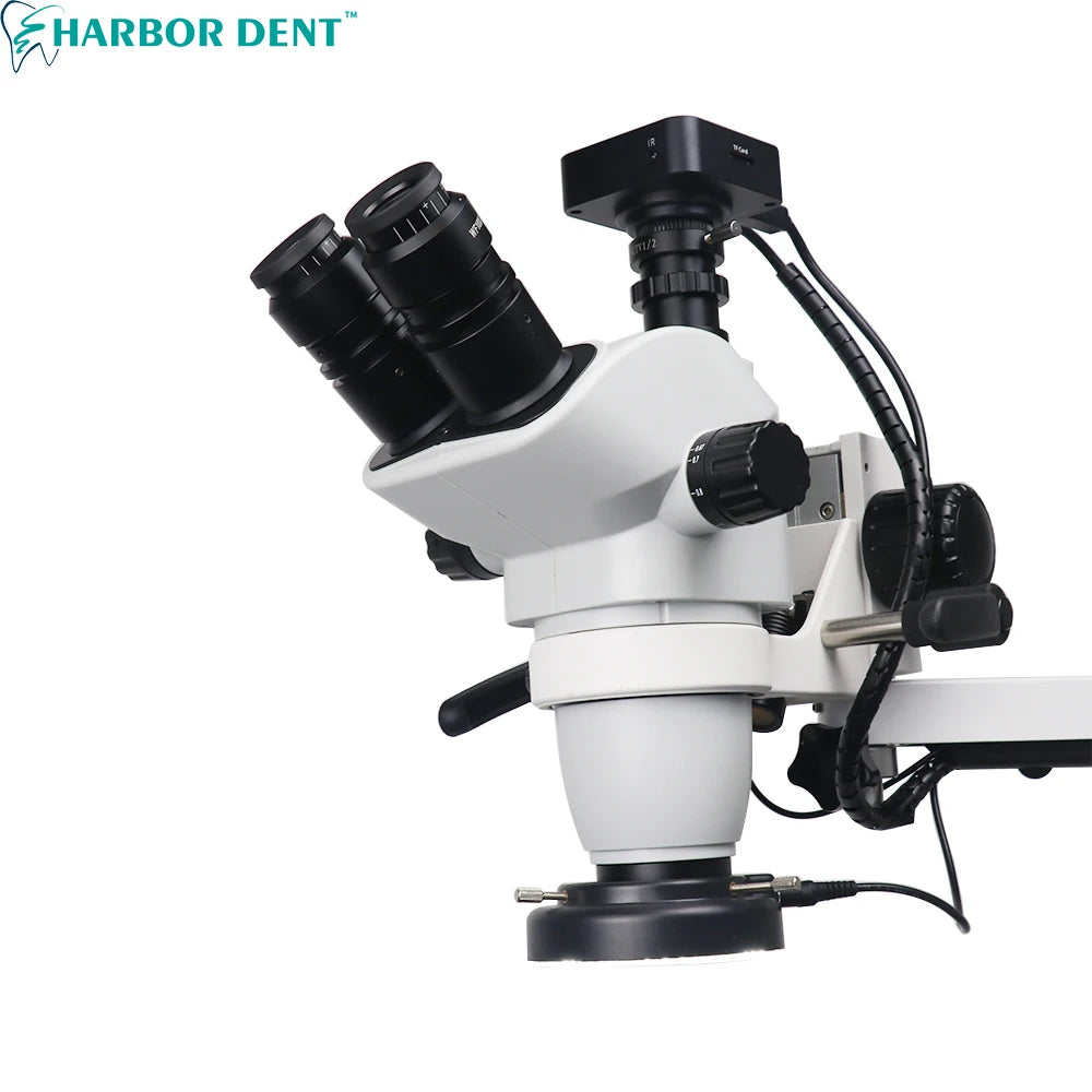 1080P Dental Operating Microscope Portable Surgical Microscope/endodontic Microscope With Camera Zoom Objective 3.35X-22.5