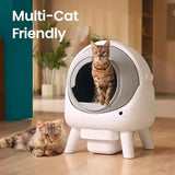 Self Cleaning Litter Box Orbitie Automatic Cat Litter Box Self Cleaning for Multiple Cats with App Control