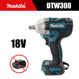 Makita DTW300 18V Tool Set Brushless Power Large Cordless Wrench 330Nm Torque Wind Cannon Remove Tire Lithium Auto Repair