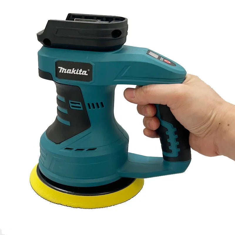 Makita Polisher  Rechargeable Cordless Car Polisher 8 Gears Adjustable Auto Electric Waxing Sanding Sealing Glaze Tool