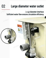 HS Fish pond water treatment mechanical micro drum filter biological filtration system pond circulation system