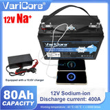 Sodium Ion Rechargeable Battery 12V/15.6V 75Ah 80Ah 230Ah Low Temperature Resistant for Electric Car Golf Cart Off Grid Solar