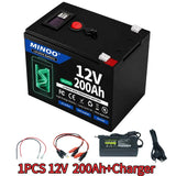 LIFEPO4 12V 21700 300AH Battery Is Integrated with BMS 200A for RV Solar External Rechargeable Network Lithium Iron Phosphate