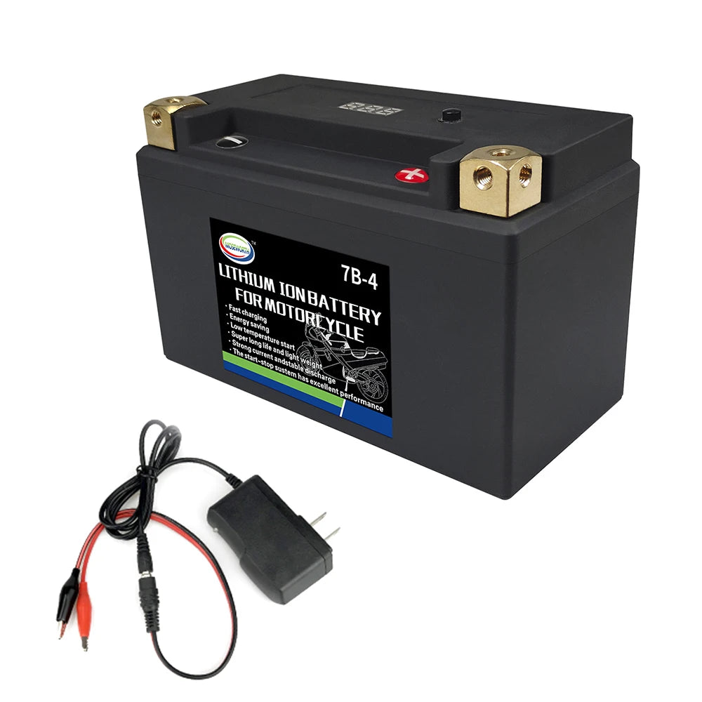 Motorcycle Battery 12V LiFePO4 Lithium Phosphate Ion with BMS Voltage Protection For BMW,Halley, Augusta,KTM,Honda,Suzuki,Yamaha