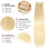 Straight 613 Blonde Color 1/3/4 Brazilian Hair Bundles Straight Weave Remy Human Hair Weft 26 28 30 32 34 36 38 40 Inch Bundle