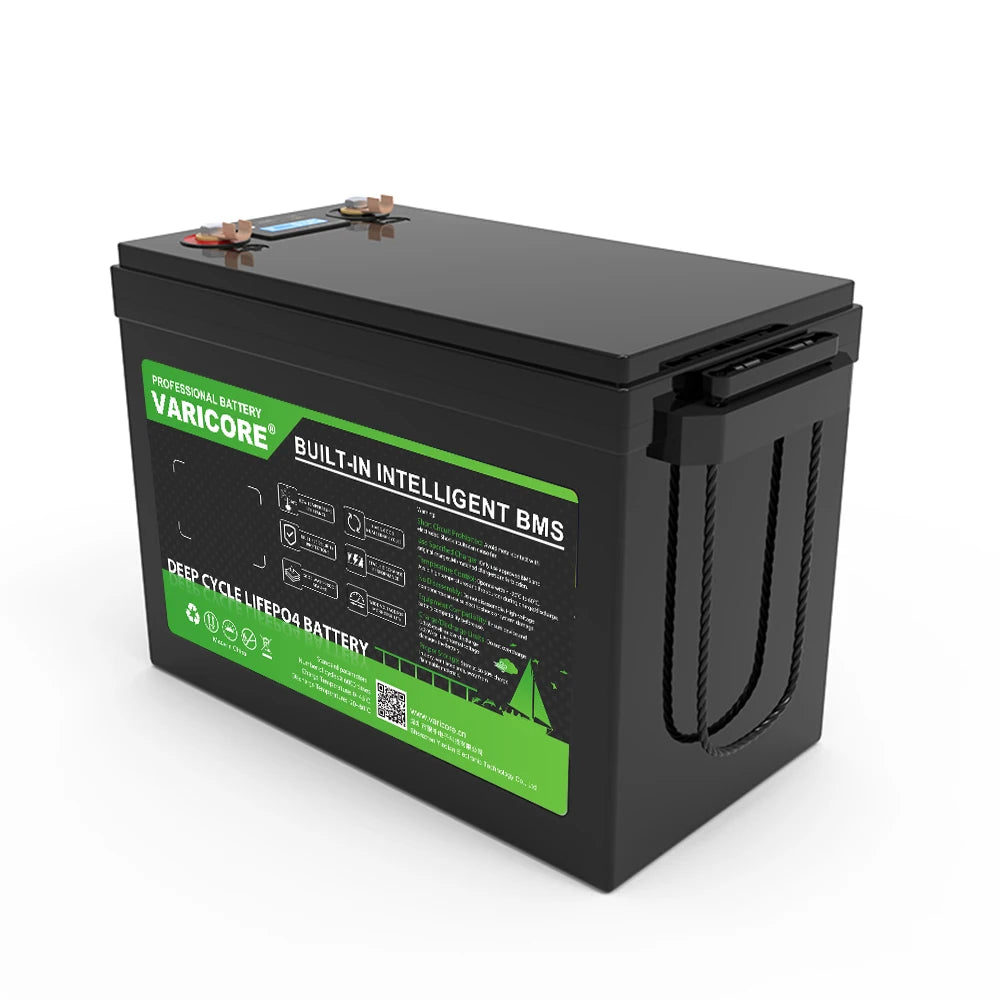 VariCore 48V/58.4V 50Ah LiFePO4 Battery 16 Strings Lithium Iron Phosphate High Power Alternator Solar Energy Golf Cart Yacht