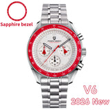 PAGANI DESIGN 2026 New Men's Watches Top Luxury Quartz Watch For Men Auto Date Speed Chronograph AR Sapphire Mirror Wrist Watch