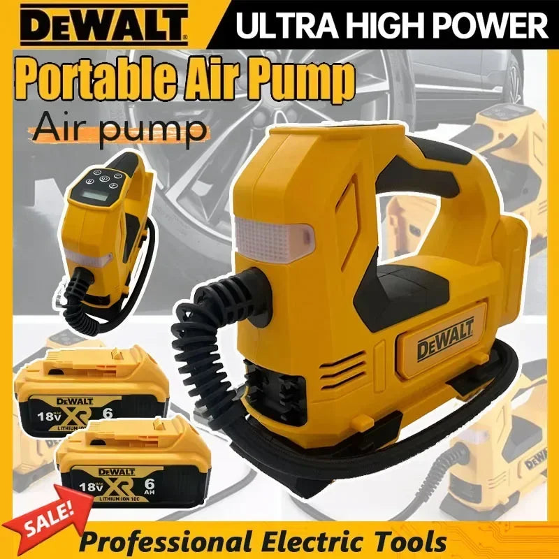 DEWALT For Car Tyre Inflator Electric Motorcycle Pump Portable Air Pump Cordless Inflator Tool