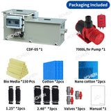 Home Garden 5 t/h Koi Pond Filter UV Biobacteria Combined Drum Pond Filter