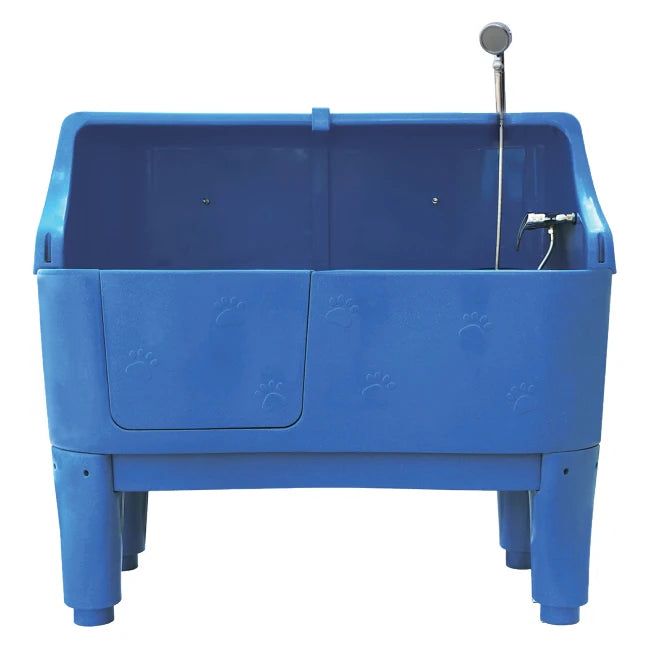 Factory Supply Durable Multicolor Plastic Dog Grooming Bathtub with Splash Back
