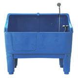 Factory Supply Durable Multicolor Plastic Dog Grooming Bathtub with Splash Back