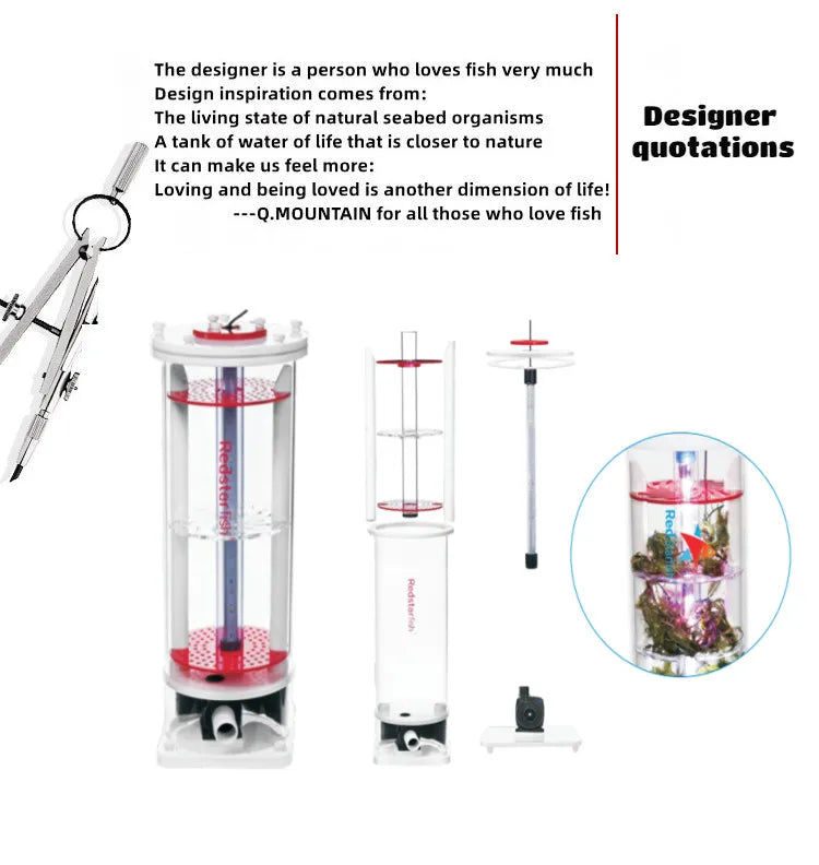 Aquarium Fish tank Coral tank Cleaning Algae Removal Bucket
