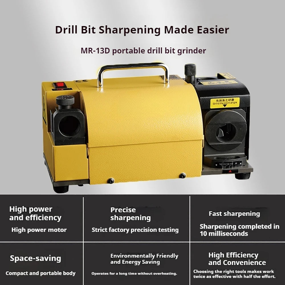 MR-20G 110/ 220V Drilling Bit Grinder Drill Bits Sharpening Machine Tool Electric Drilling Tools