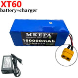 New 10S4P 36V 100000mAh Electric Scooter Lithium Battery 18650 Battery Pack 36V Suitable for Bicycle Scooter Battery+42V Charger