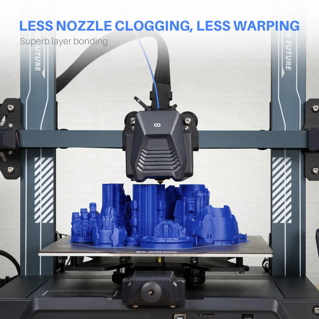 ELEGOO PLA Plus 10kg Filament 1.75mm Black 3D Printing Material Dimensional Accuracy +/- 0.02 mm Fits Most FDM 3D Printers
