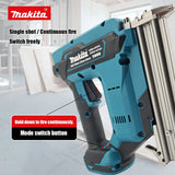 Makita 18V Wireless Nail Gun 20-30mm Nail Capacity for DIY Woodworking Projects Power Tool Kit