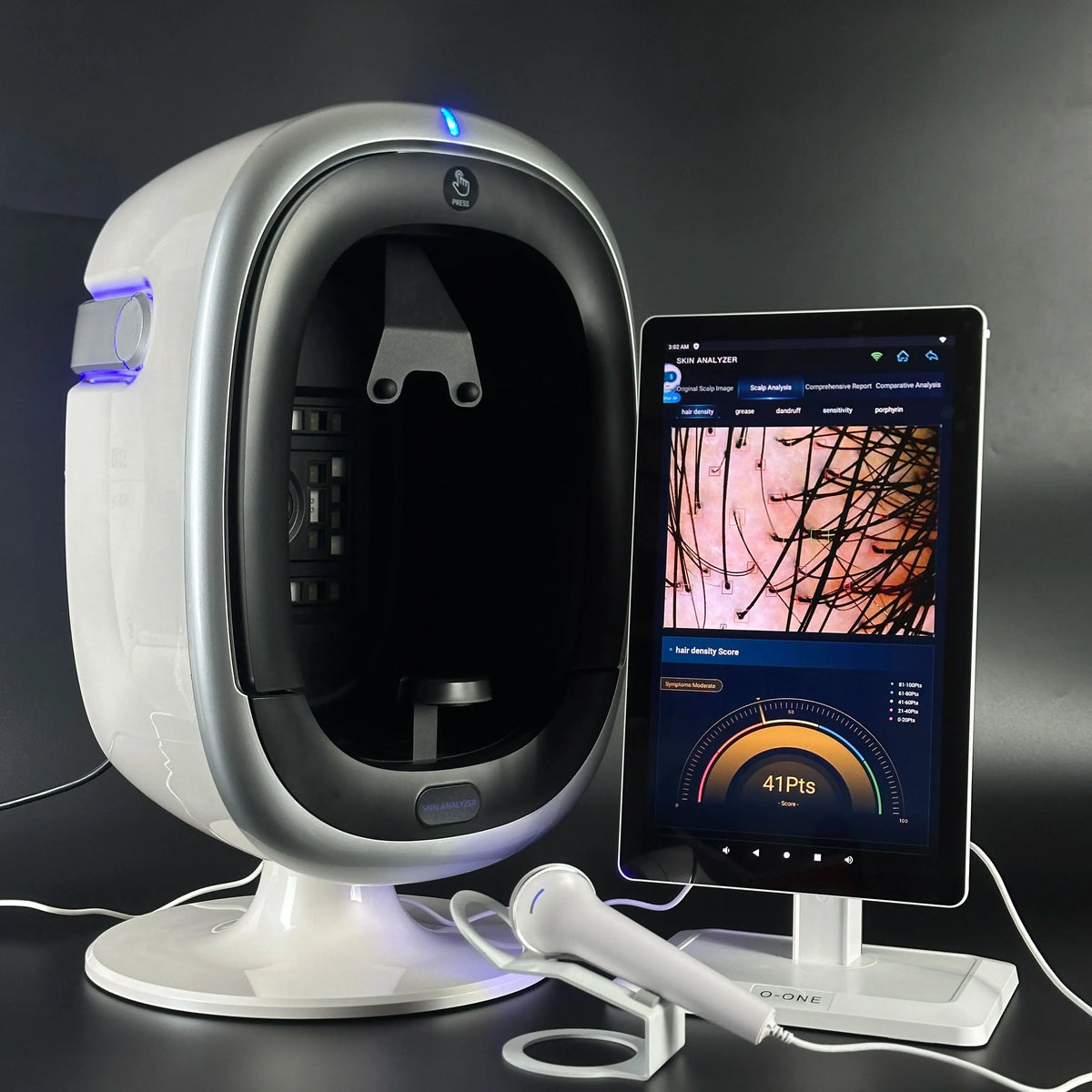 30 Million Pixel Professional AI Face Skin Analysis Machine 20 Indicators Comprehensive Skin Scanner with Tablet