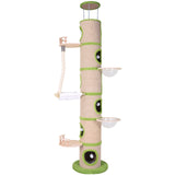 Forest Large Cat Tree with Scratching Post Modern Cat Tower Super Large Cat Tree Tower for Indoor Cats Adults